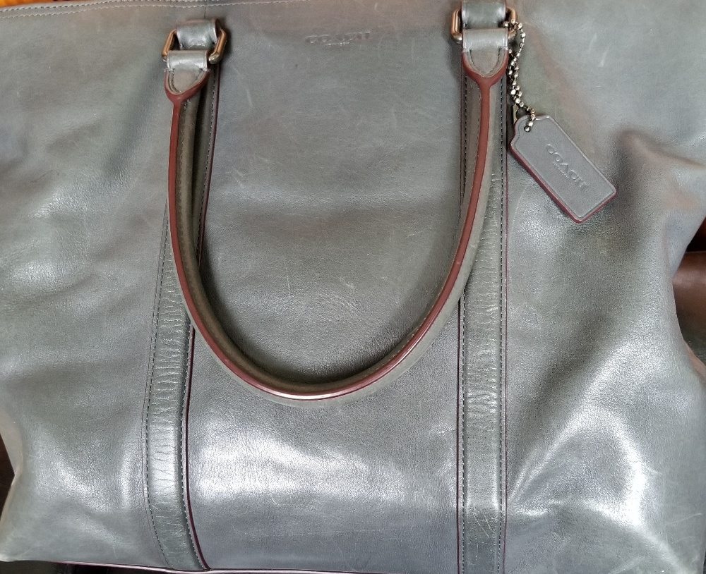 Genuine Coach brief case/purse